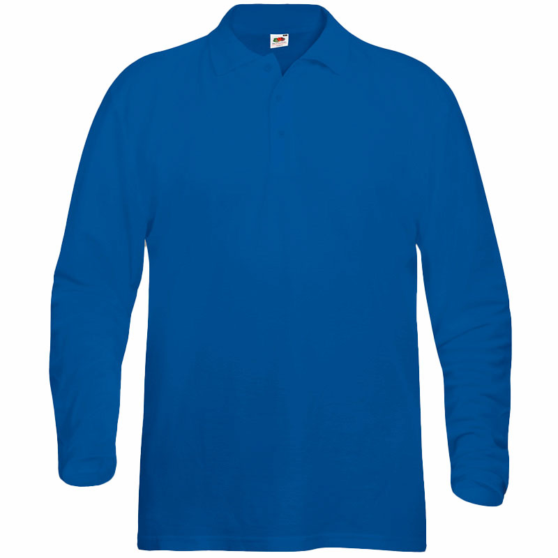 Polo Premium Manga Larga Hombre Frontal